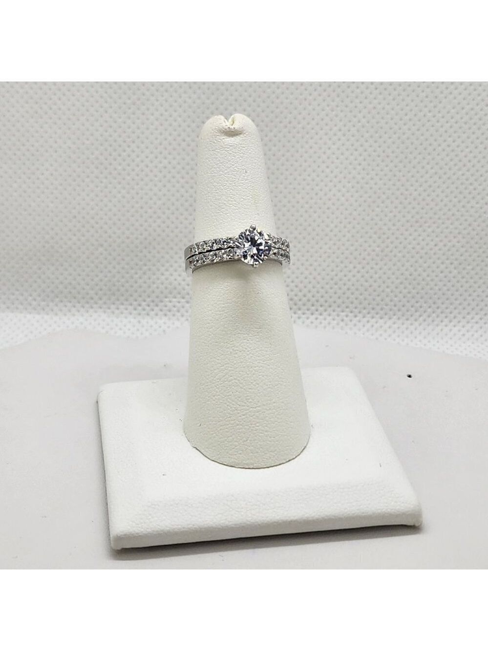 Brand New Stelring Silver 925 2pc Set Ring
